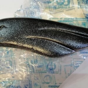 Emblema Gilera Águila Aquilotto sx. negro para depósito.