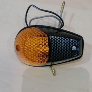 Intermitente empotrado para carenado carbono universal.