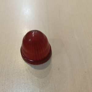 Cristal piloto Gemo rojo moto clásica.