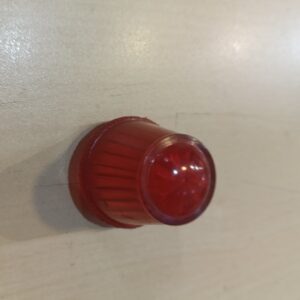 Cristal piloto Gemo rojo para moto clásica con rosca