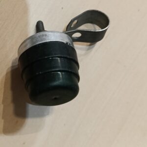 Piloto Gemo verde soporte aluminio para moto clásica.